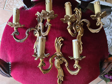 gilded bronze sconces