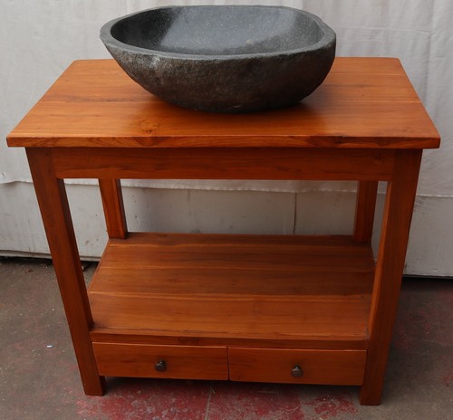 Meuble salle bain teck - salle,
