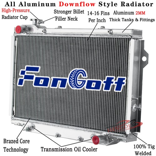 Row aluminum radiator for - radiator,
