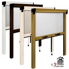 Moustiquaire Verticale Enroulable Opera 120x160 cm à Ressort - Fenêtre et Balcon