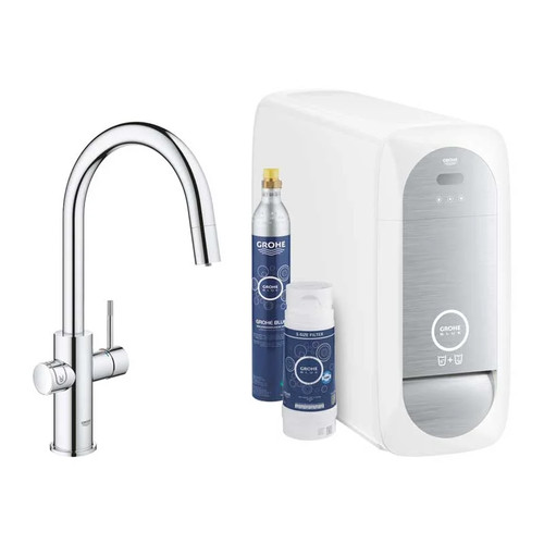 Robinet cuisine grohe blue - robinet,