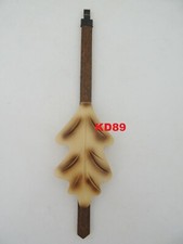 Balancier pour horloge pendule coucou feuille de chêne Grand Modèle Marron Clair