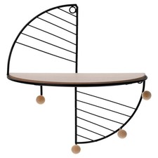  Etagere Suspendue Murale Cremaillere Support De Stockage Multifonctionnel