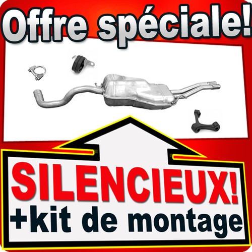 Silencieux arriere pour skoda - silencieux,