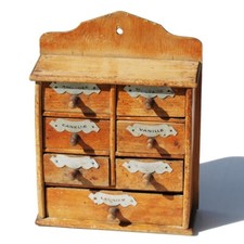 Antique Small 7 Drawer Model Spice Cabinet / Cabinet