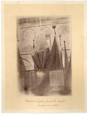 Algeria, Temacine, Tomb of Marabout Vintage Albumen Print.  Albumen Print