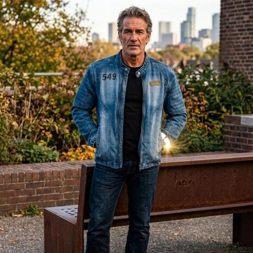 Veste jean homme bleu - veste,