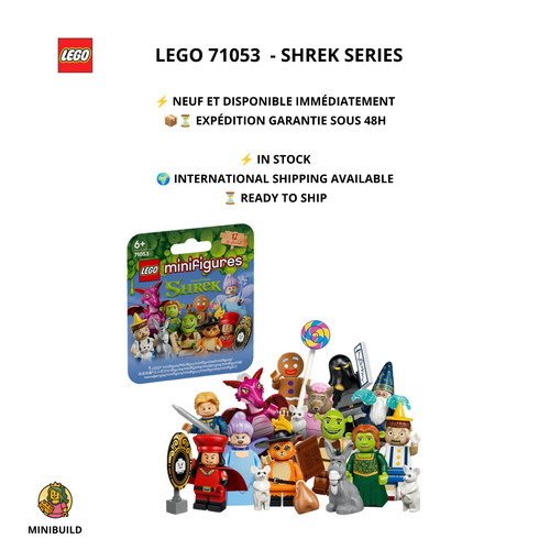 Lego minifigures 71053 shrek - lego,