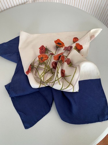 Foulard carré soie - foulard,