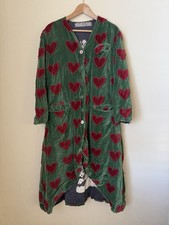Magnolia Pearl Velvet Heart Applique Emery Coat Midori One Size