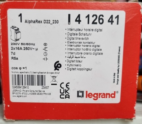 Legrand interrupteur horaire - ,