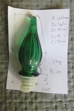bouchon carafe vert forme