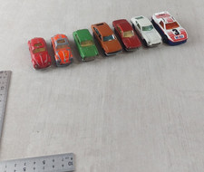 Lot de 7 anciennes voitures Majorette