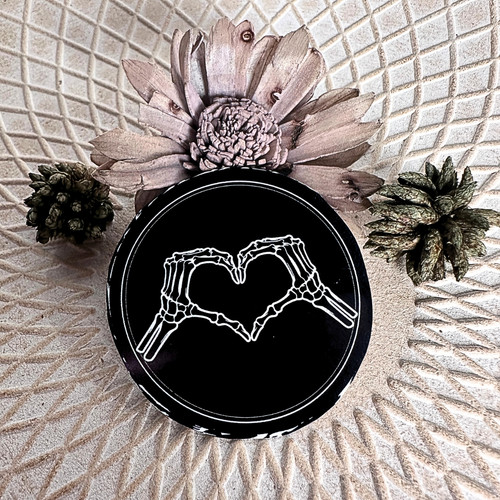 Stickers noir coeur - noir,