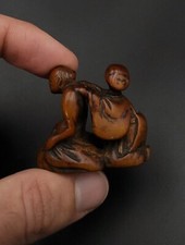 Netsuke - Masseur aveugle et