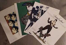 Francois BERTHOUD Mode illustrations  fashion 7 pages document print