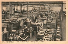 Carte postale* spa - Monopole,Hall d'embouteillage- Lavage des bouteilles (AB...