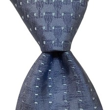 RENAULT SPORT Men's Silk Necktie 56 7/8" ITALY Designer RACECAR Blue NEW Rare