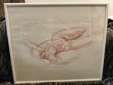 Tableau , grand dessin, signé