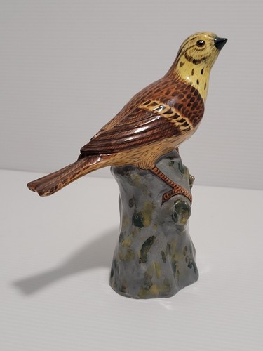 Oiseau porcelaine signé - porcelaine, m
