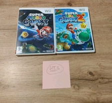 Lot 3 / 2 Jeux / Super Mario Galaxy 1 Et 2 / Complets / Wii