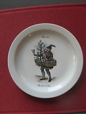 ++"521.9" EARTHENWARE PLATE DECOR OLD CRAFTS GLASS MERCHANT