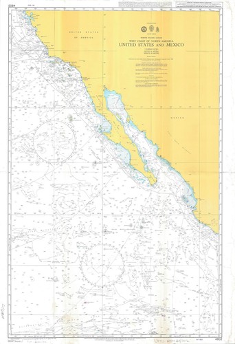 Carte marine original vintage - marine,