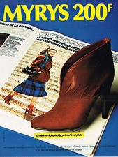 ADVERTISING ADVERTISING 025 1979 MYRYS shoes bottoms