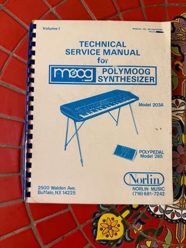 Moog polymoog original - moog, service