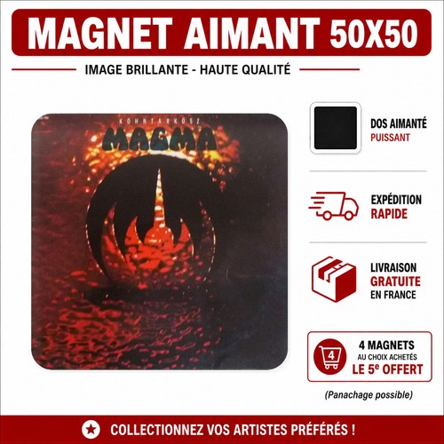 Magnet magma 5x5 cm - magma, v3