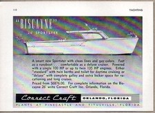 1955 Print Ad Correct Craft