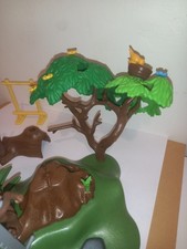 Playmobil scene lumberjack forest tree saw axe fake pruner ranger