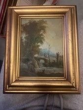 Tableau Ancien Huile sur Toile