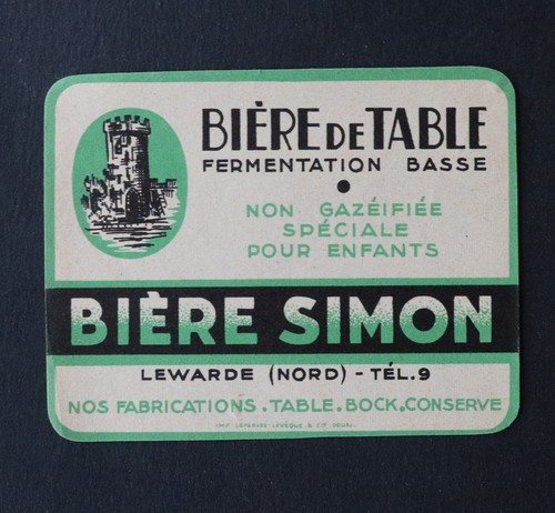 Ancienne étiquette biere - étiquette,