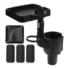 Porte-Gobelet Voiture Plateau Attachable 360° Rotatif Porte-Gobelet 380X100Mm