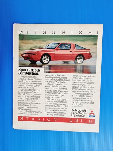 Mitsubishi starion esi - starion, esi-r