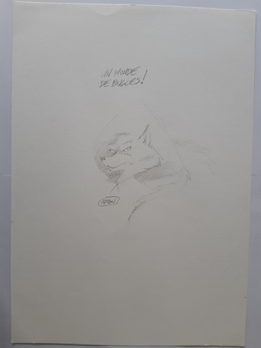 Dessin original sur feuille