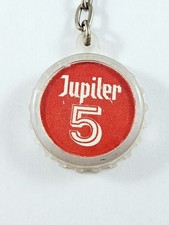 KEYCHAIN - JUPILER 5 - Belgian Beer, Breweries - 3D CAPSULE - Vintage 1960s -