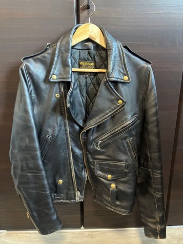 Vanson veste cuir double - c2, en