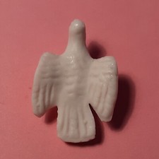 Fève ancienne COLOMBE blanche