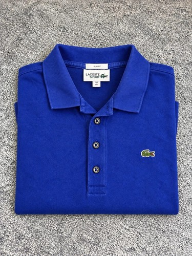 Polo lacoste sport bleu roi - lacoste,
