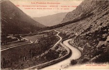 CPA Merens- Lacets de la Route
