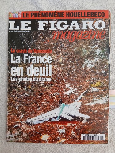 Figaro magazine 2005 crash - magazine,
