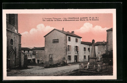Cpa chapelle agnon - cpa, coin