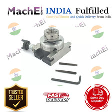 Table rotative de fraisage à profil bas de 3 pouces II 80 mm (mandrin à 3...