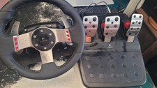 UNTESTED Logitech G27 Racing Wheel Pedals PS3 Steering Wheel & Pedals