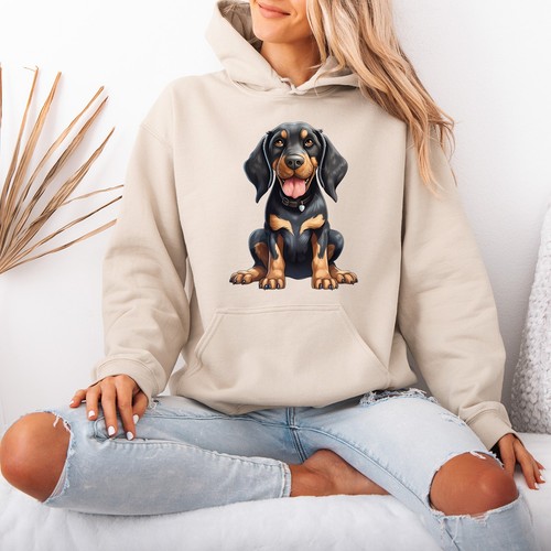 Sweat capuche noir marron - capuche,