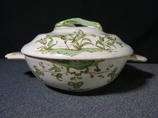 Antique 19th Century 19th Century Earthenware Ear Broth Bowl South West France