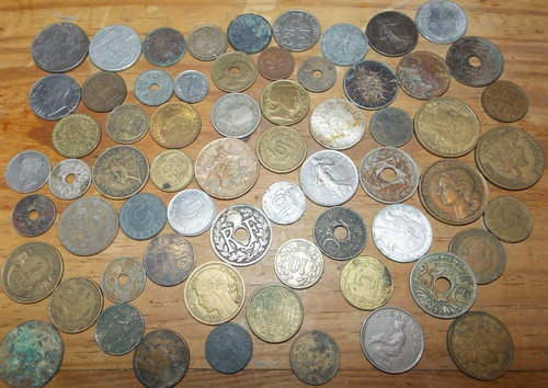 Lot anciennes pièces de - de, 64
