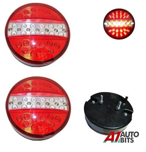 Feu arrière rond led - arrière,
